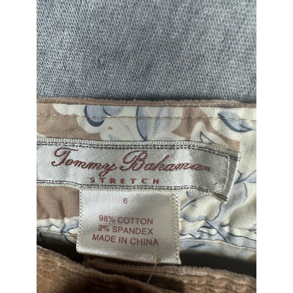 Tommy Bahama Corduroy Women's Pants‎ Size 6 NWT Deadstock Vintage Brown - Picture 3 of 6